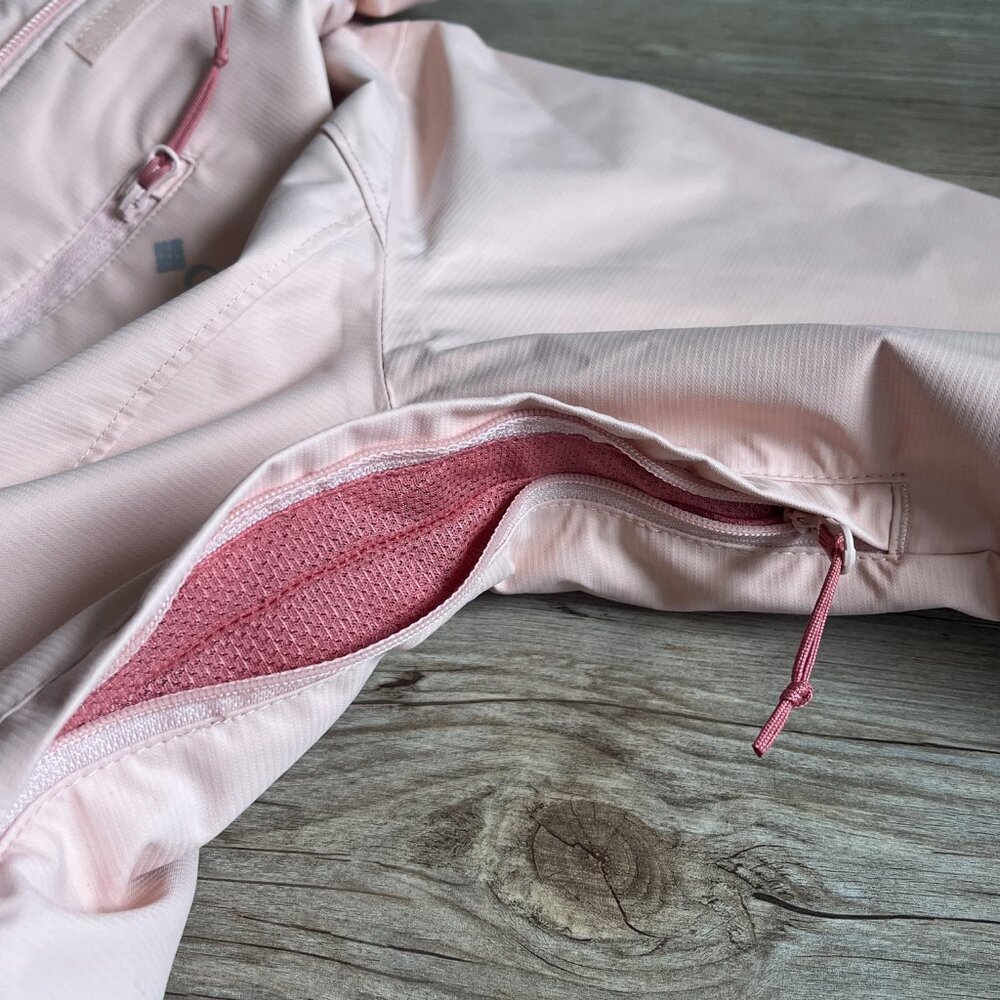 Columbia Whirlibird Interchange 3-in-1 Jacket with Omni Heat Peach Pink XS/Ski - Picture 8 of 10